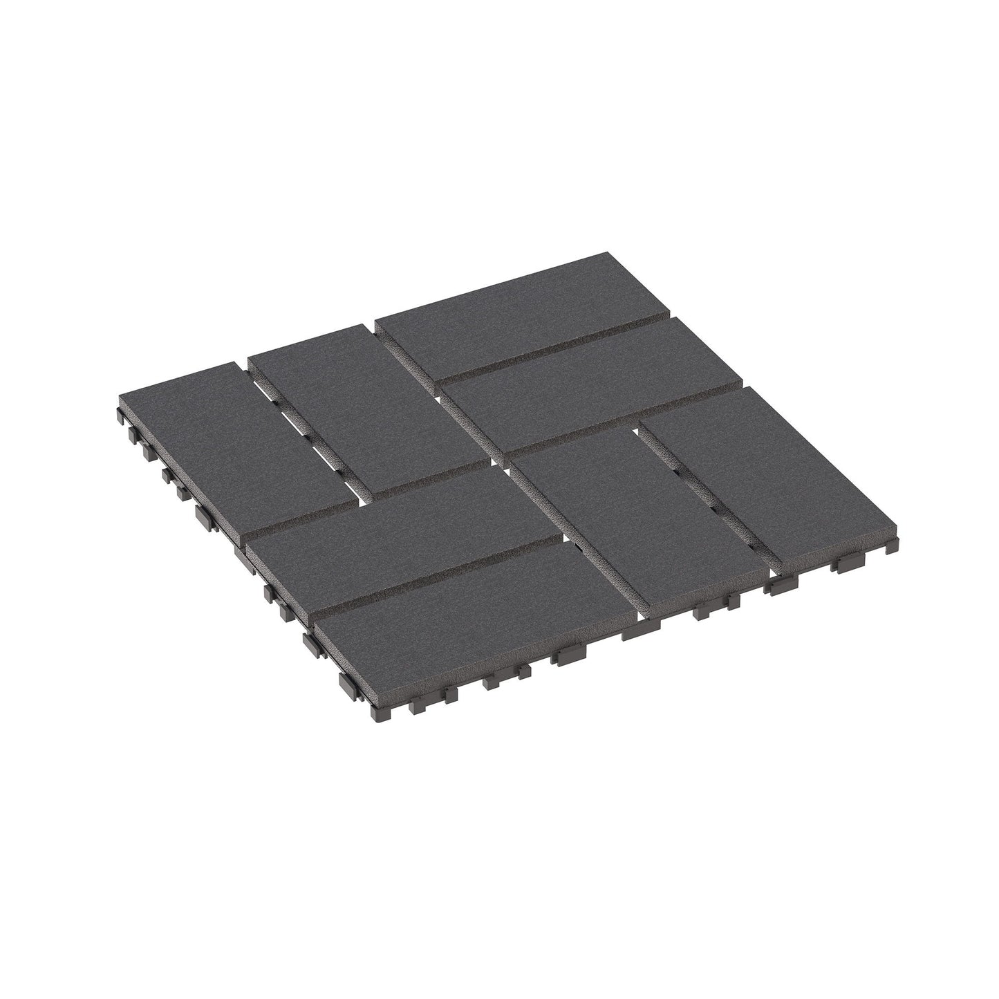 Plastic Interlocking Deck Tiles Patio Deck Tiles Waterproof Outdoor Use