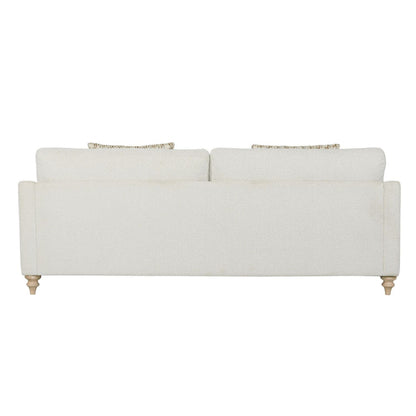 Sofa Single Reverable Cushion With 2 Pillows - Off White