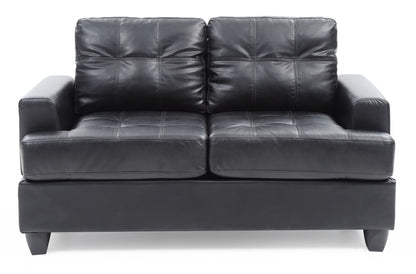Stylish Transitional Loveseat For Two