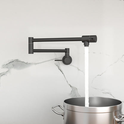 Modern Design Pot Filler Faucet Wall Mount Kitchen Sink, Folding Stretchable