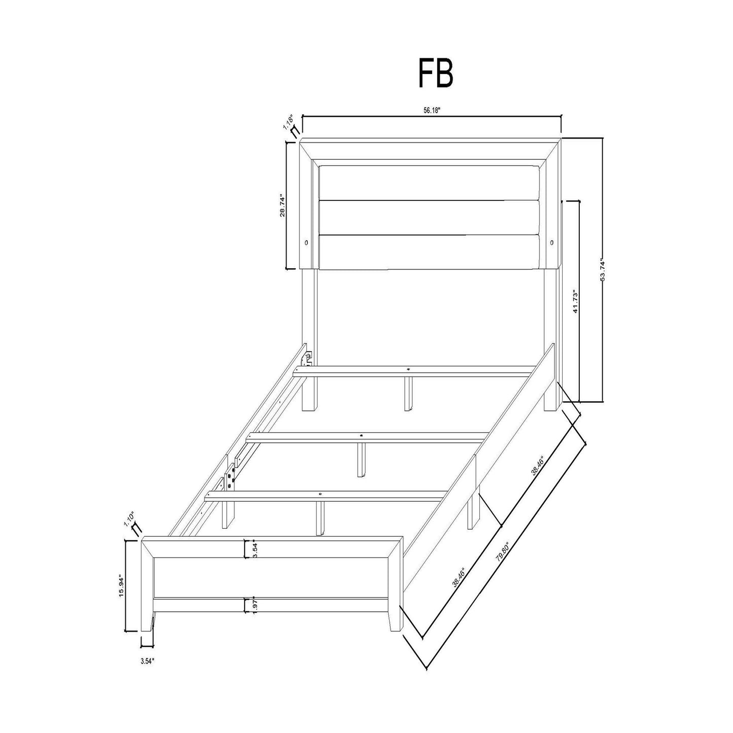 Omoda - Bed With LED