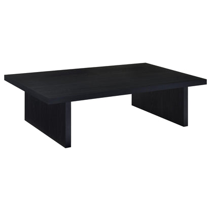 Caroline - 2 Piece Rectangular Coffee And End Table Set - Black
