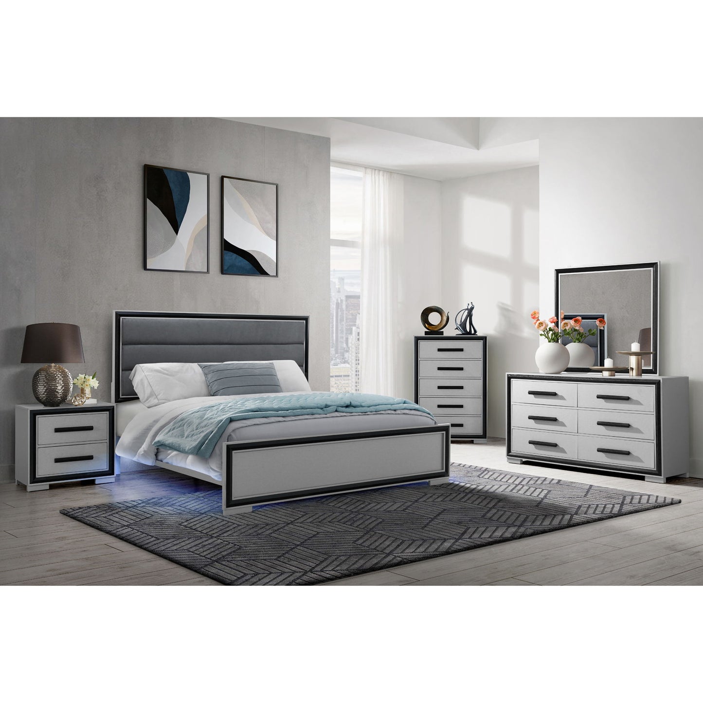 Adelaide - Nightstand With Spacious Storage