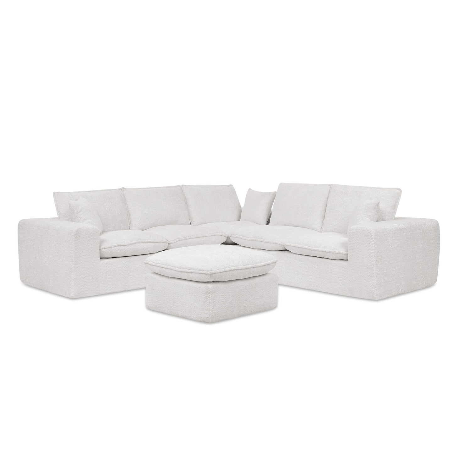 Sectional Sofa With Moveable Ottoman