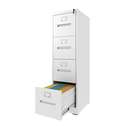 Premium Drawer File Cabinet With Lock, Metal Vertical Design, A4 Legal / Letter Size