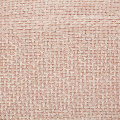 Chaise Bed Lounge Sofa Chair With Adjustable Backrest And LED Light Strip - Pink