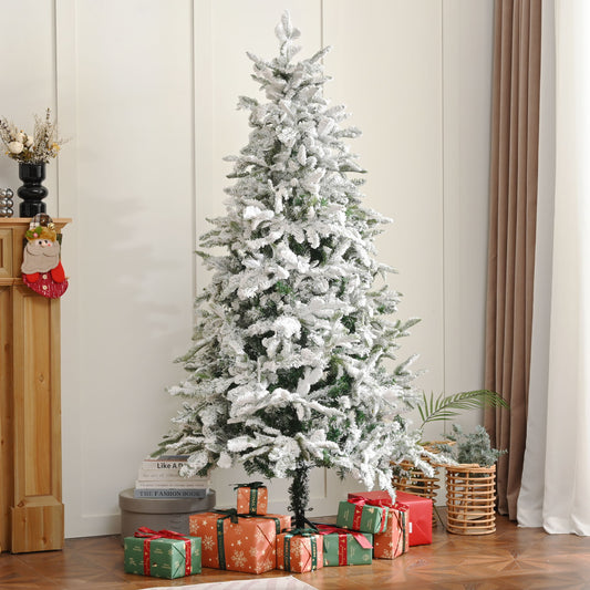Artificial Christmas Tree With Snow Flocked Design