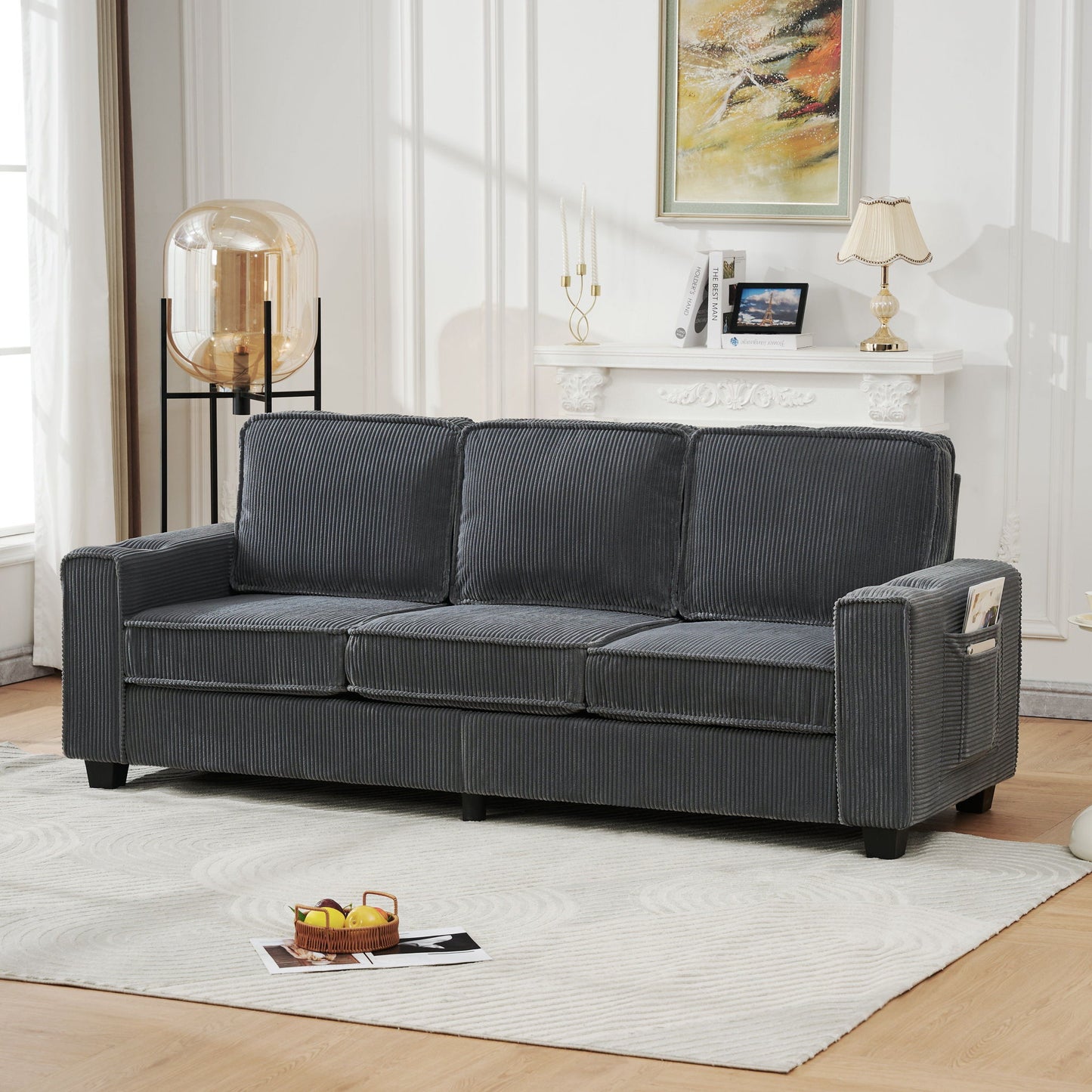 3 Seater Compact Sofa For Living Room