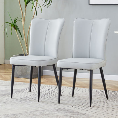 Modern Minimalist Dining Chairs (Set of 2)
