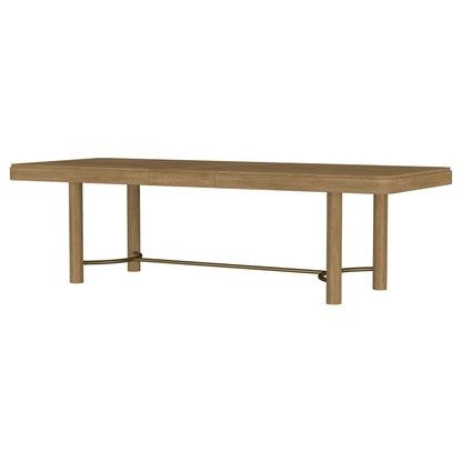 Benson - Extension Leaf Dining Table With Trestle Base - Sand