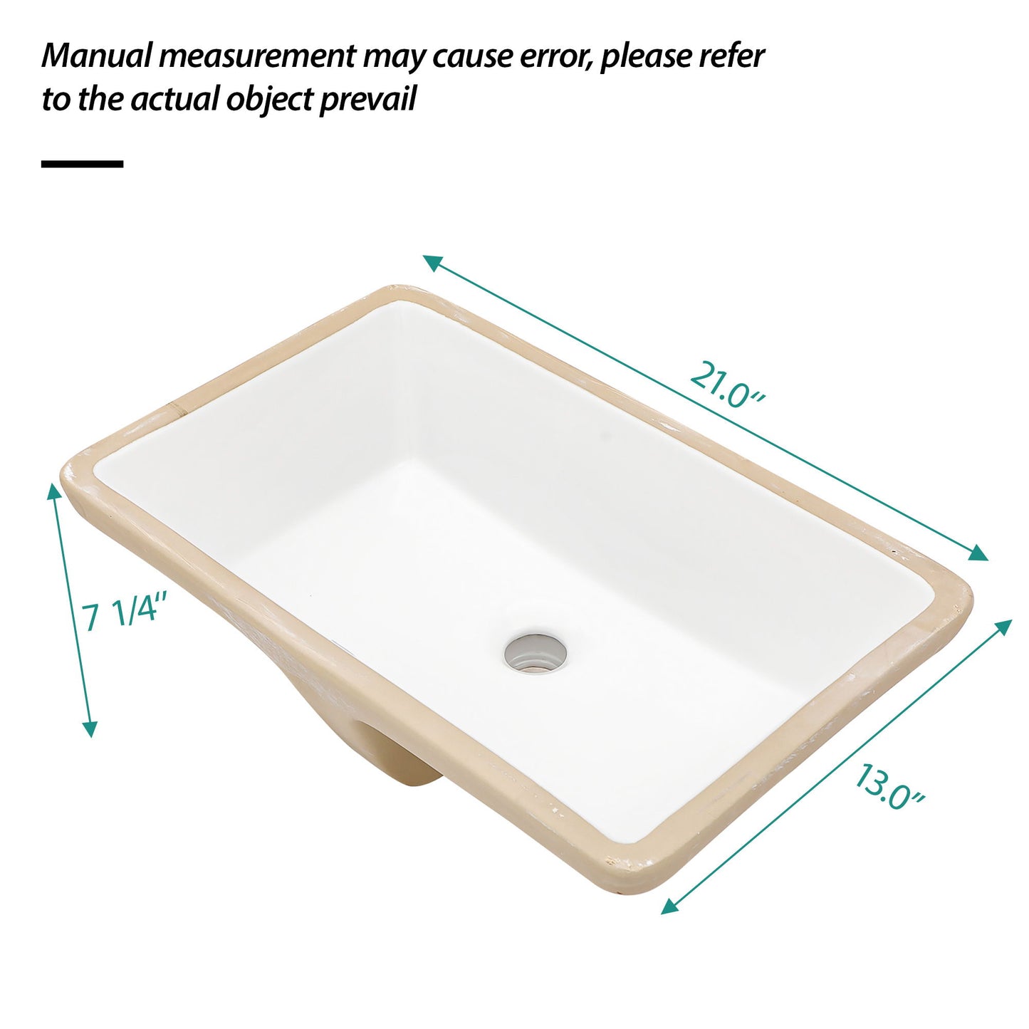 Modern Ceramic Undermount Bathroom Sink With Overflow, High Quality
