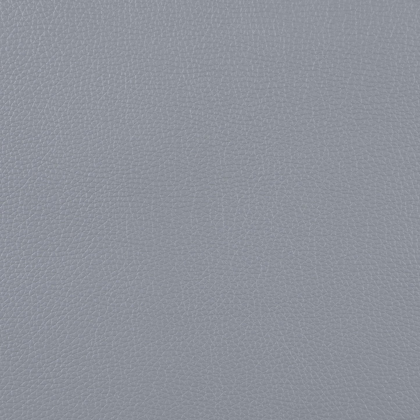 Irine - Faux Leather Sectional Sofa With Ottoman - Gray