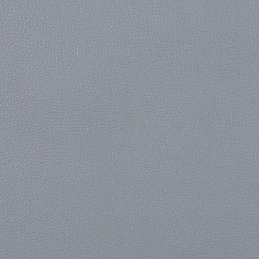 Irine - Faux Leather Sectional Sofa With Ottoman - Gray