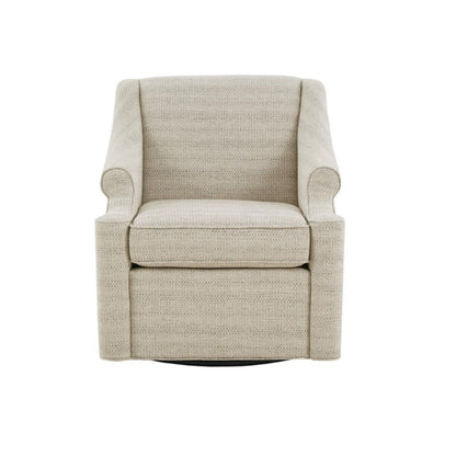 Justin - Swivel Glider Chair With 360 Degree Rotation - Tan