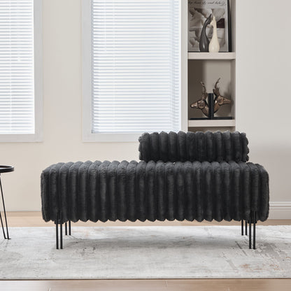 Mini Loveseat With Adjustable Backrest