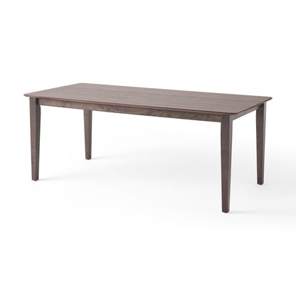 Farmhouse Charm Dining Table With Square Leg