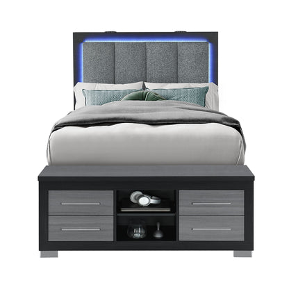 Messa - Bed With Storage Features And LED Lighting
