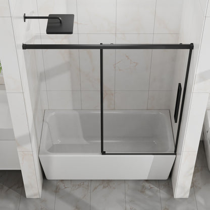 Semi Frameless Tub Sliding Shower Door