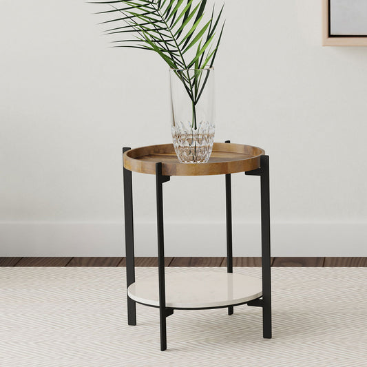 Cowper - Round End Table - Natural