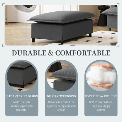 Ottoman Module For Modular Sectional Sofa Wide Seat