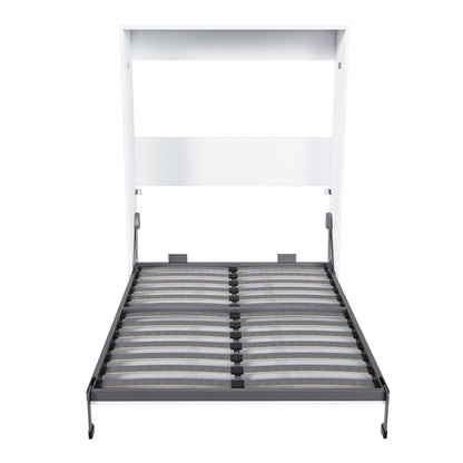 Queen Murphy Bed, Space Saving Design - White