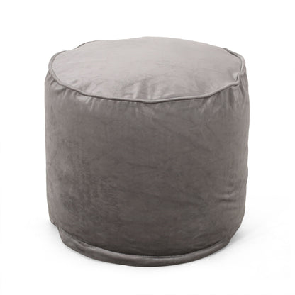 Shimon - Cylinder Pouf Ottoman And Floor Cushion