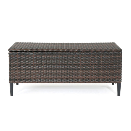Rupert - Storage Unit Resin Wicker Outdoor