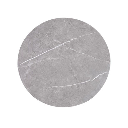 Keegan - Round Coffee Table With Shelf - Oak