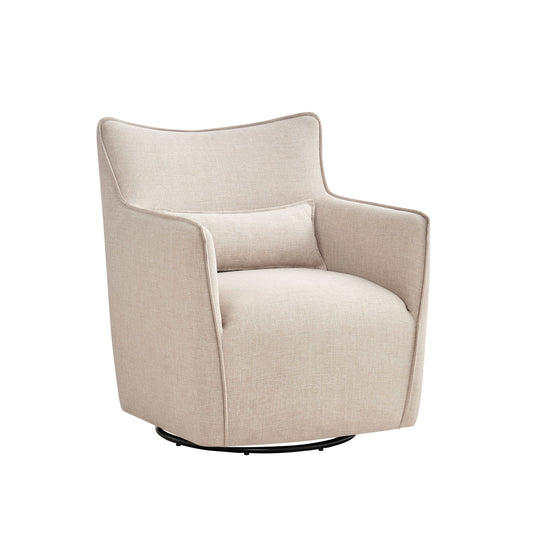 Ayla - Swivel Accent Chair With Matching Lumbar Pillow