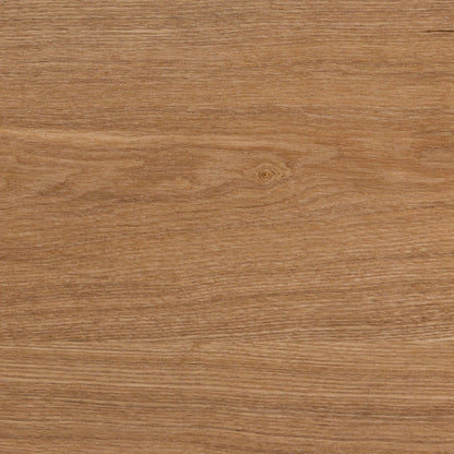 Modern Curved X Base Round Dining Table - English Ash