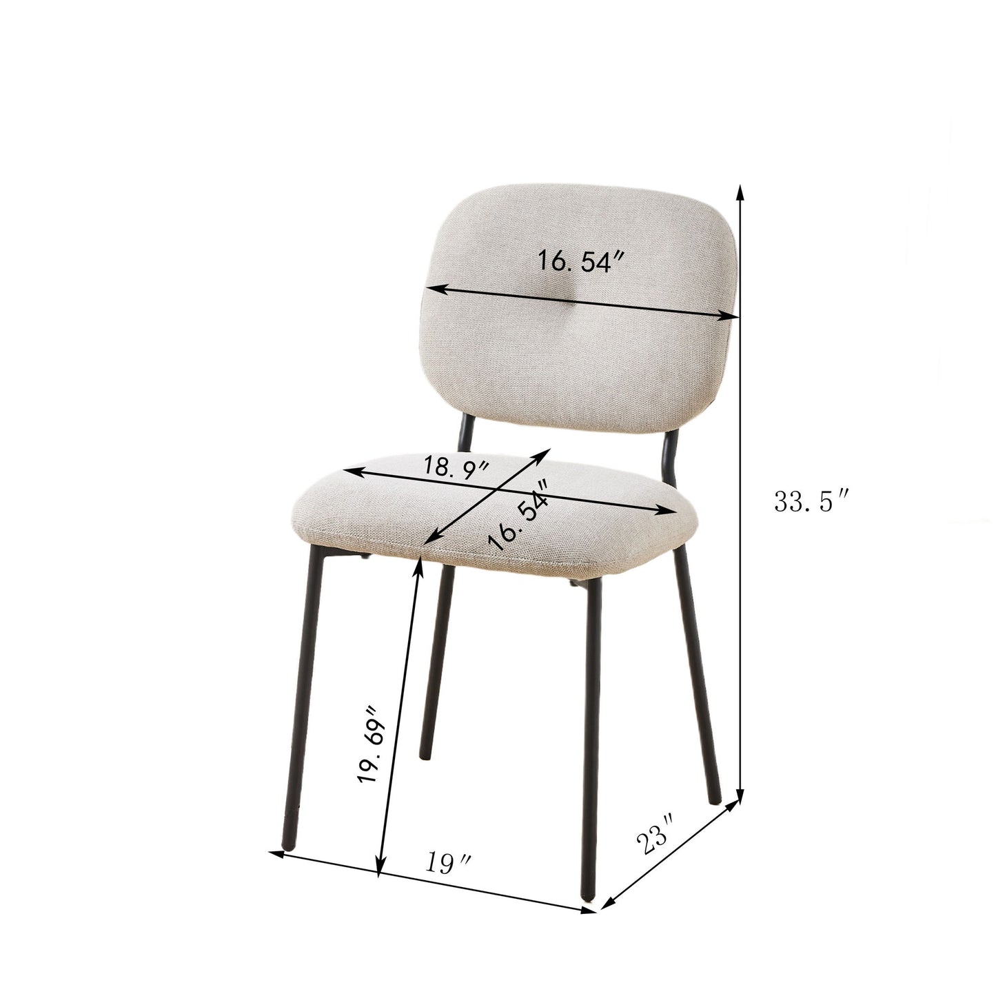 Modern 4 Person Dining Set With Bamboo & Table And Turquoise & Chairs Metal Legs, Space Saving Design - White