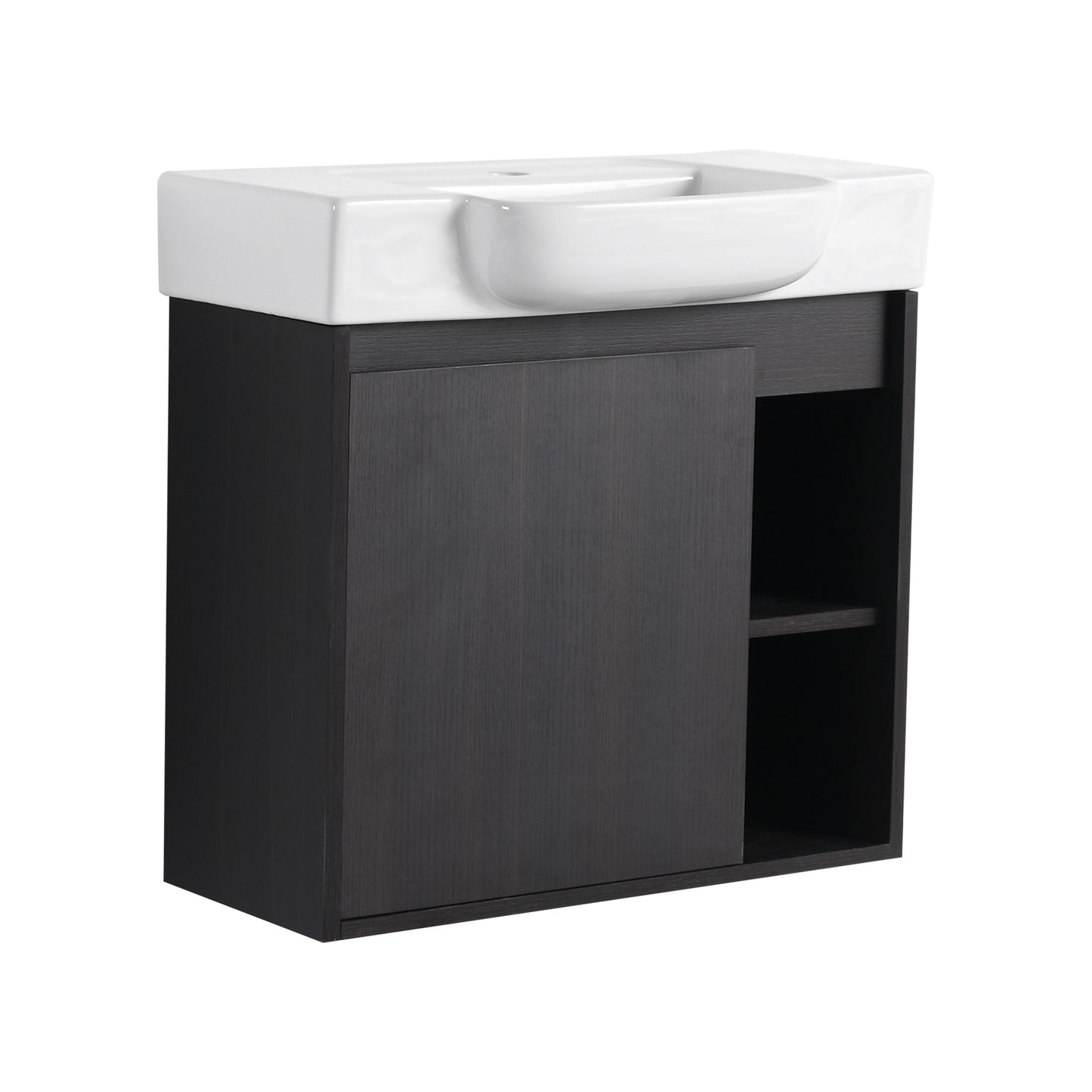 Wall Mounted Bathroom Vanity With Sink, Soft Close Door