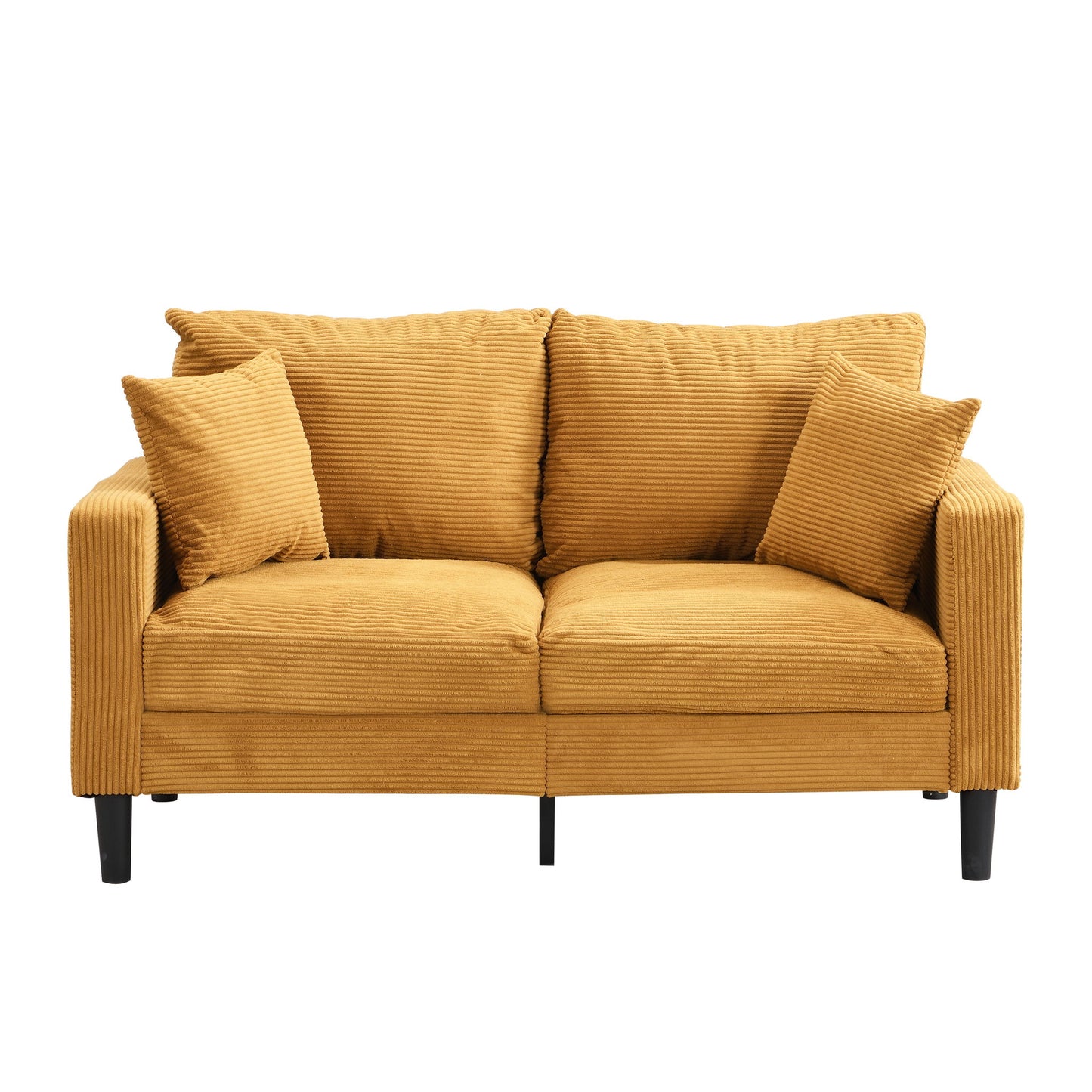 Modern Upholstered Loveseat Sofa, High Resilience