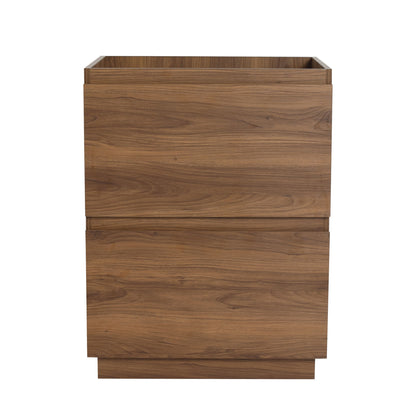 Modern Freestanding Bathroom Vanity Cabinet With Double Drawer