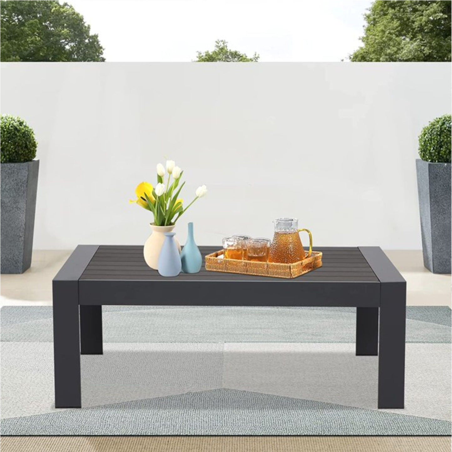 Modern Rectangle Outdoor Coffee Table