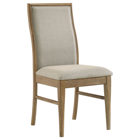 Dreydon - Upholstered Dining Side Chair (Set of 2) - Light Brown
