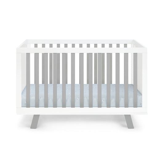 Livia - 3-in-1 Convertible Island Crib - White Frame