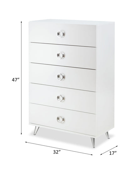 Elms - Chest - White