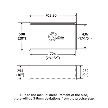 Kitchen Sink Workstation, Single Bowl - White