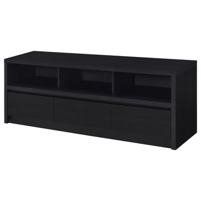 O'Brien - 3 Drawer TV Stand Media Console - Black
