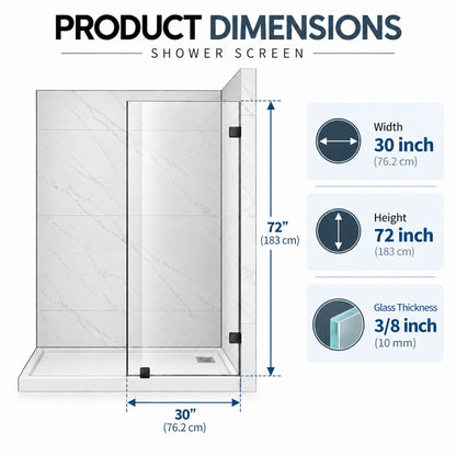 Frameless Walk-In Shower Glass Panel