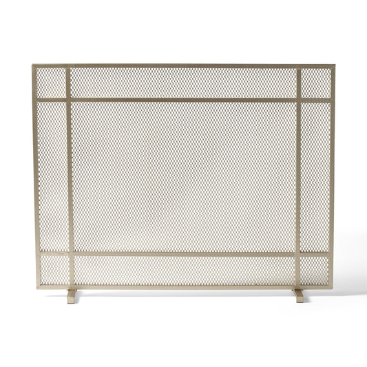 Elegant Iron Fire Screen For Fireplace Protection