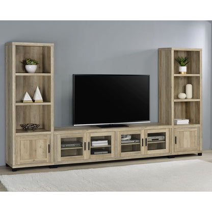 Heron - 3 Piece TV Entertainment Center - Natural