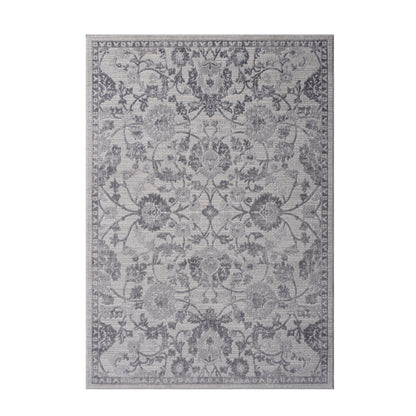 Marfi - 6' X 9' Oriental Area Rug - Gray / Silver