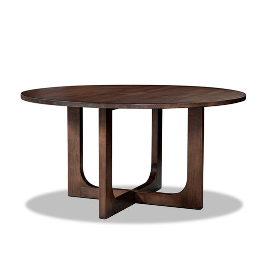 Pino - Round Dining Table - Dark Brown