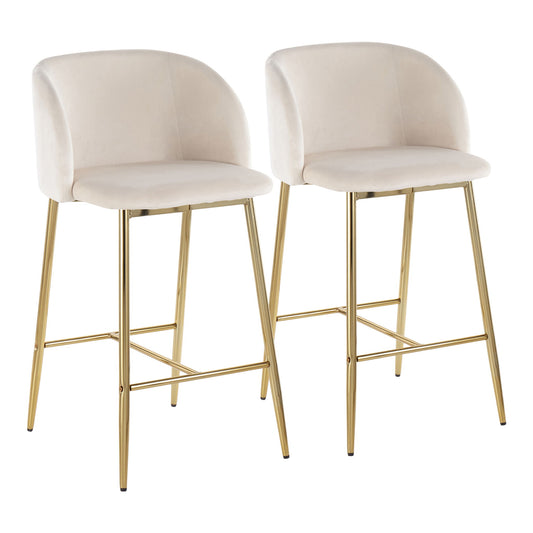 Fran - Contemporary Counter Stool (Set of 2)