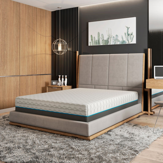 Copper Lux - 12" Soft Memory Foam Mattress With Phase Change Cooling Fabric