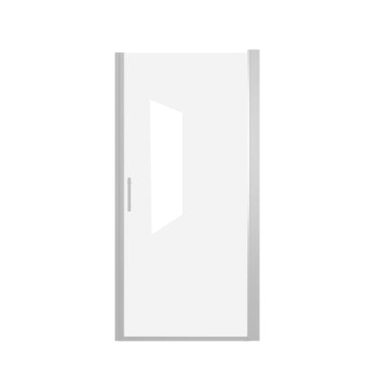 Shower Door & Tempered Glass With Safety Film - Brushed Nickel