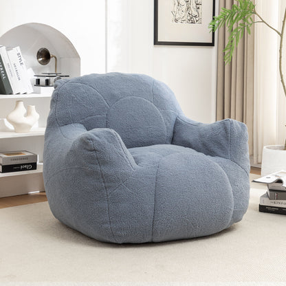 Comfy Bean Bag Chair With Filler, Fluffy And Cozy Seating