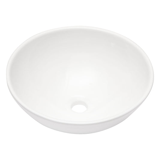 Modern Ceramic Circular Vessel Bathroom Sink